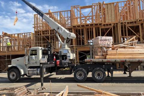 Example: delivery truck loaded at the job site