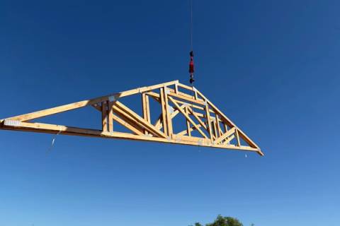 Example: trusses at the job site